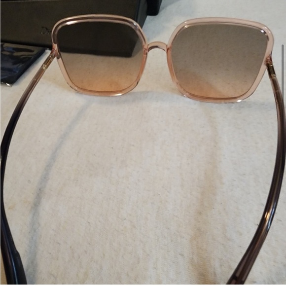 DIOR SoStellaire1 Translucent Pink Square Sunglasses - Picture 8 of 11